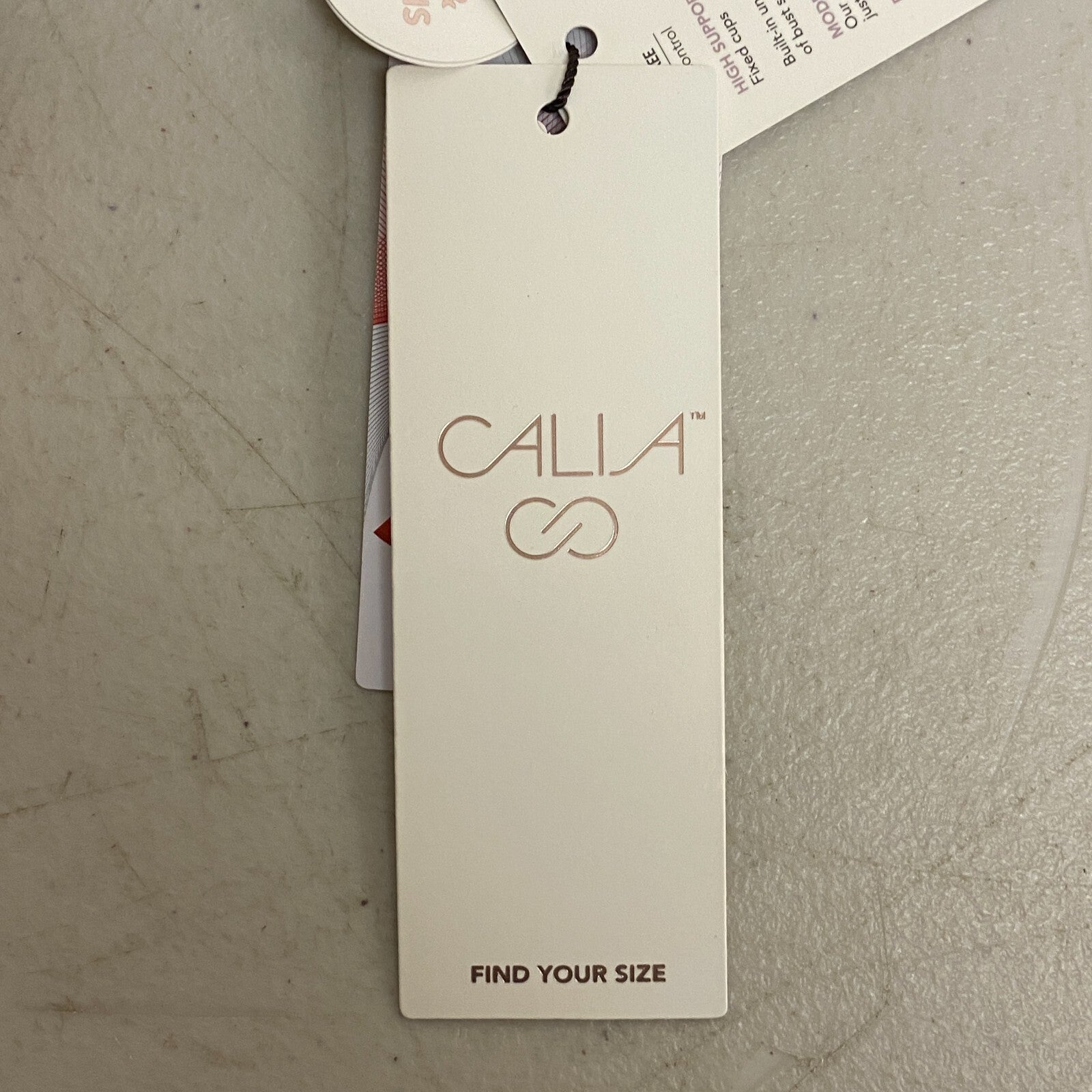 Calia Women's Swim Bikini Top Power Sculpt High Support Top Pure Black WSA22208