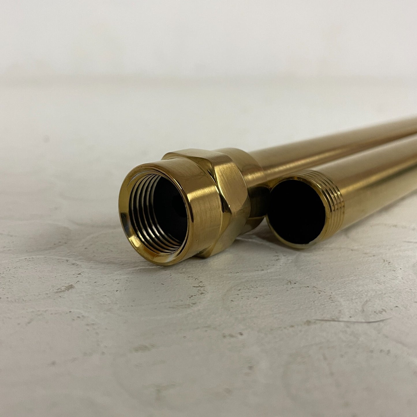 Signature Hardware Shower Conversion Kit w/EnglishTelephone Faucet Brushed Gold