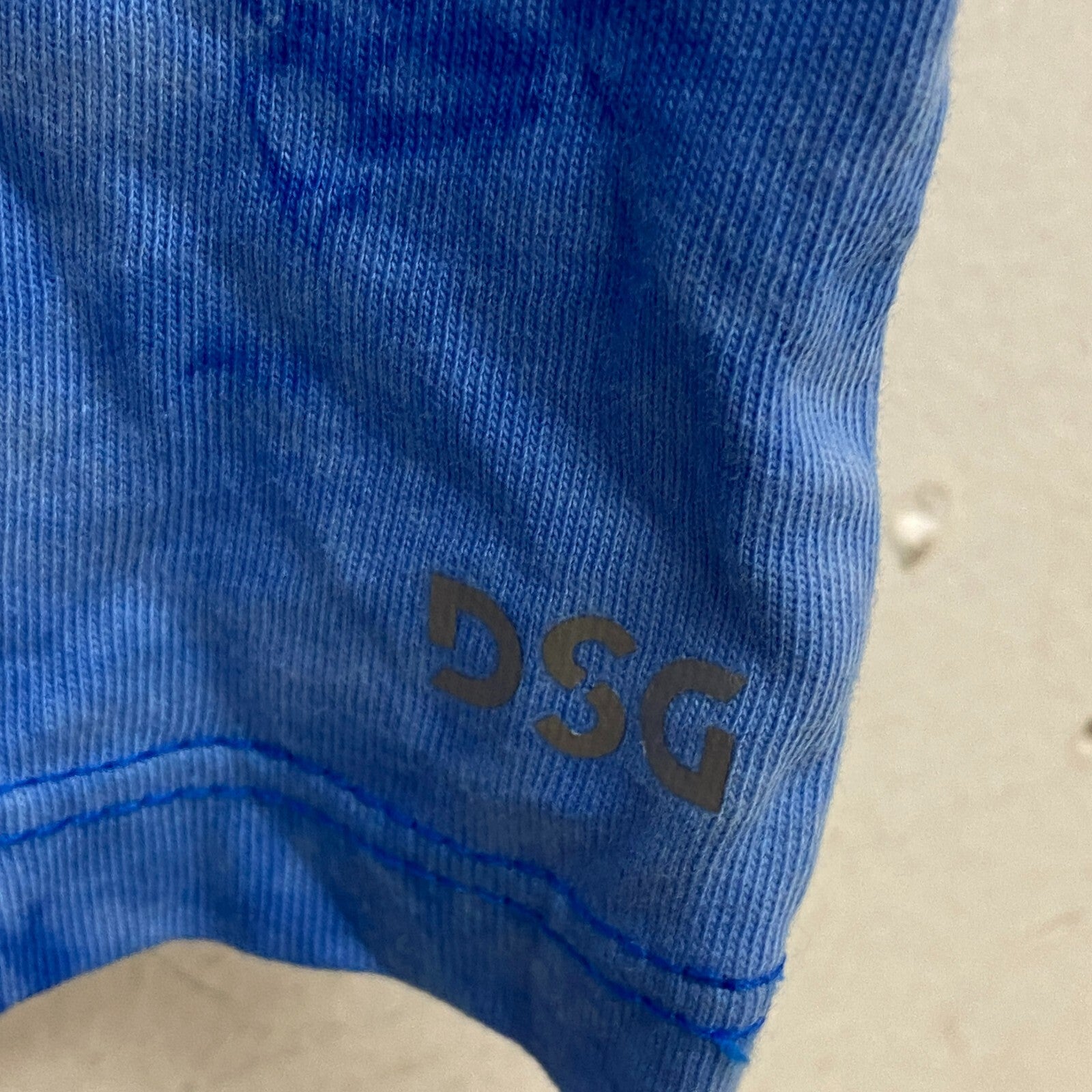 DSG Boy's Crystal Tie Dye Tee Blue Blaze CTD USA Flag Training DAB13106G