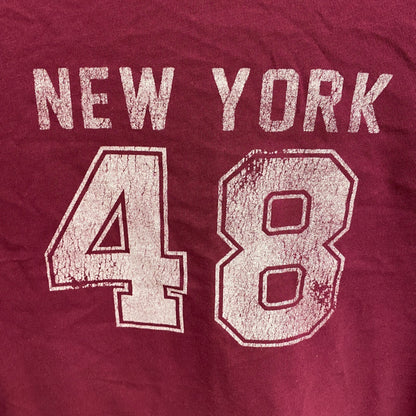 DSG Girls Boxy Graphic Tee Mixed Berries Ny  Short Sleeve Solid Relaxed DAG12122