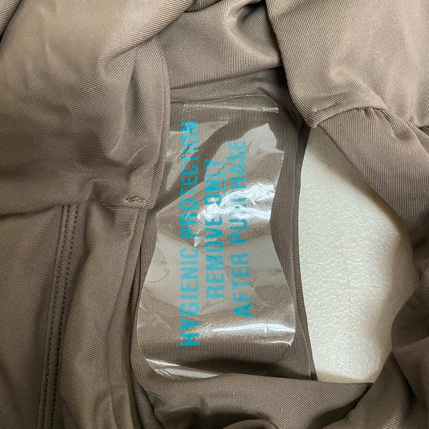 Calia Womens Shirred V Front High rise Bottom Coffee Grounds WSA23407