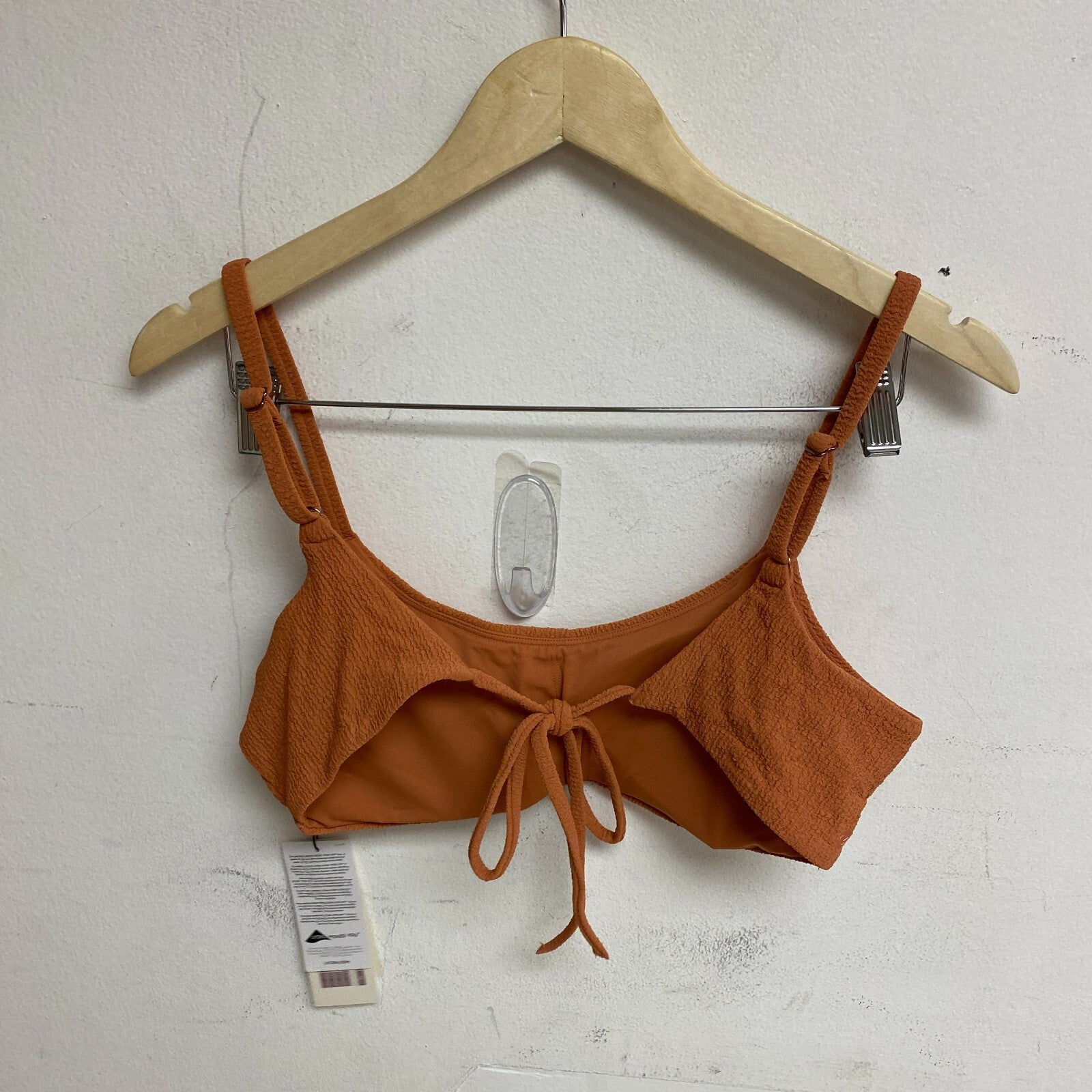 Calia Womens Tie Back Bikini Top Apricot Aura WSA23200