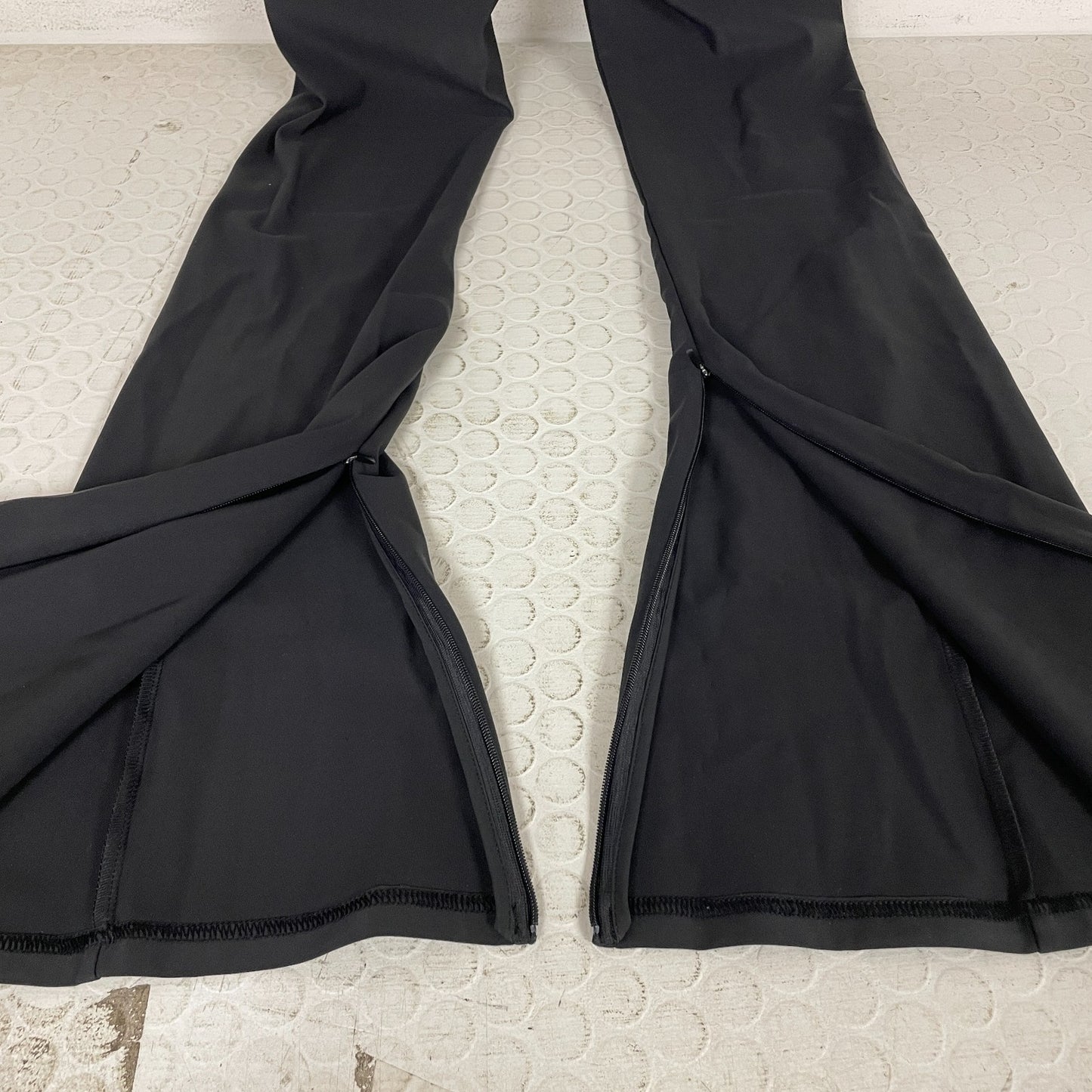 CALIA Women's Sculpt Flare Zipper Leg Pant Pure Black WAX32296