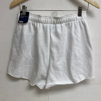 DSG Women's 3 in Relaxed Boyfriend Fleece Shorts Pure White DAW11431Z