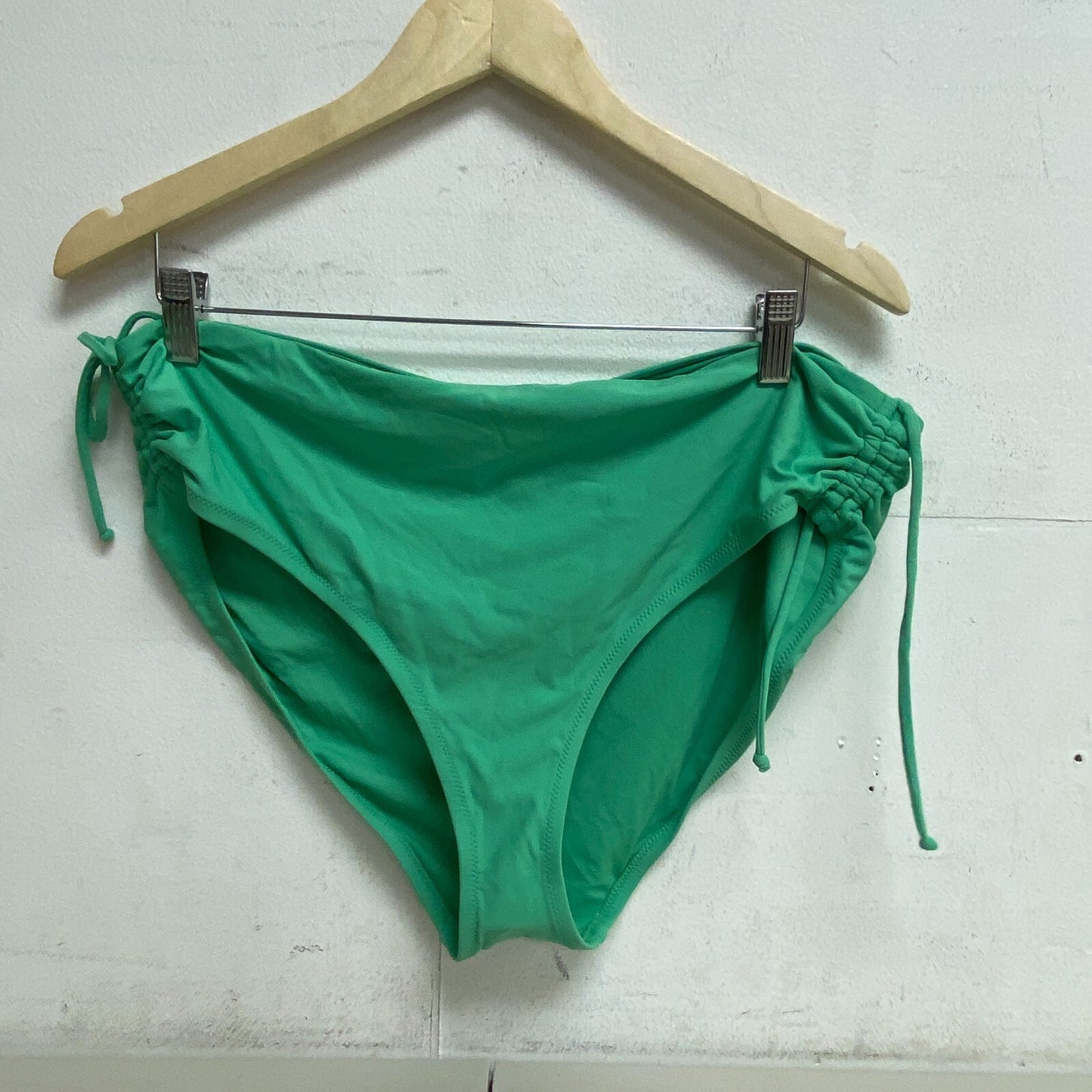 CALIA Women's Ruched Bottom Spaghetti Straps Light Weight Bright Jade WSA20402