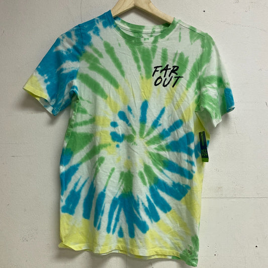 DSG Boy's SS tie-dye Graphic Tee Blue / Green / Yellow Far Out Td DAB12100