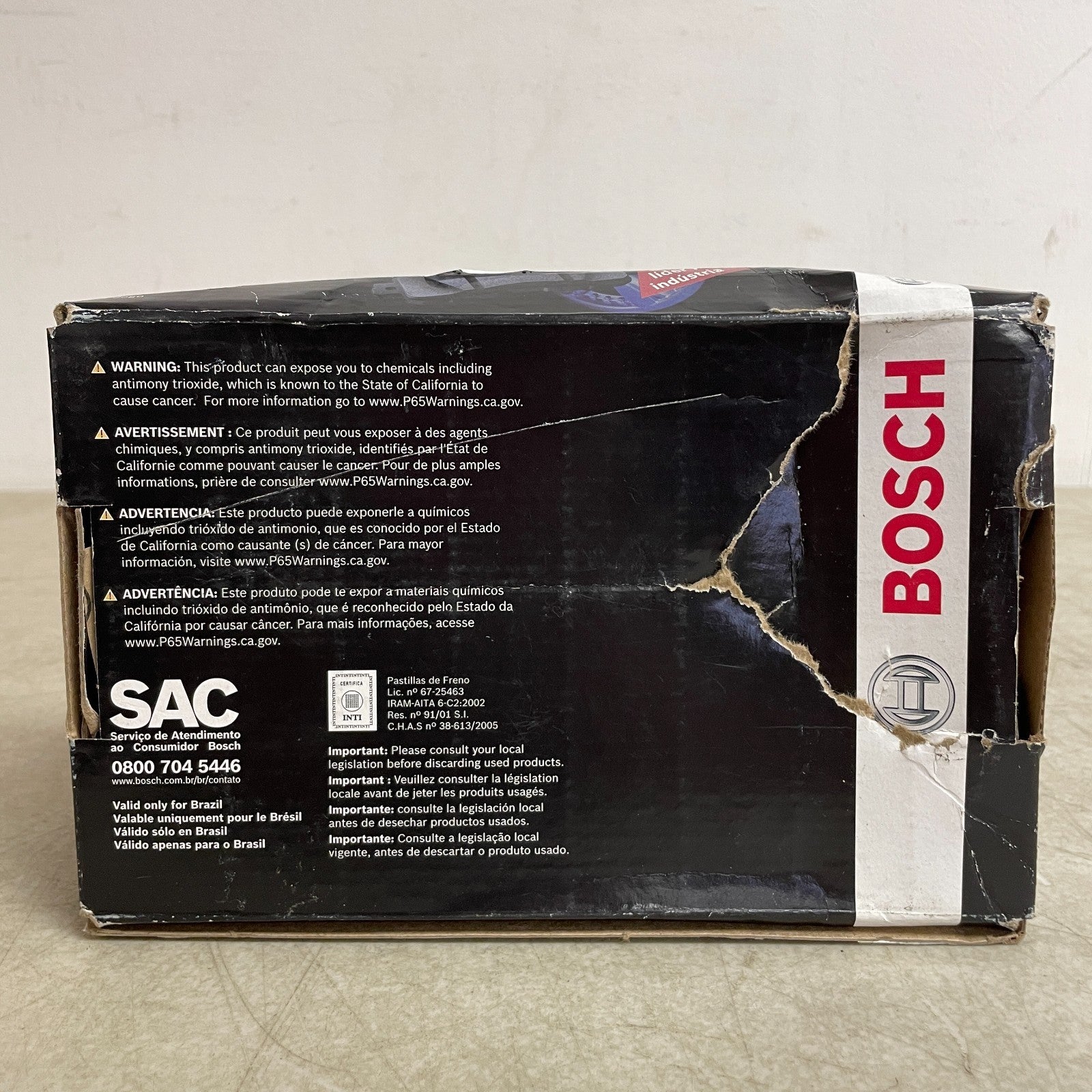 Bosch BP874 QuietCast Semi Metallic Rear Brake Pads Fits Mercedes ML430 ML55 ML