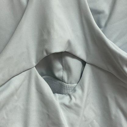 Calia Low Support Crop Brami Light Blue Sleeveless Solid WAX17368