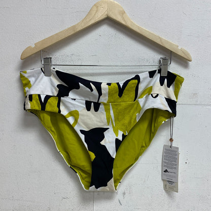 Calia Womens Mid Rise Wide Band Bottom Green Multi Summer Stylish WSA20406PRTX