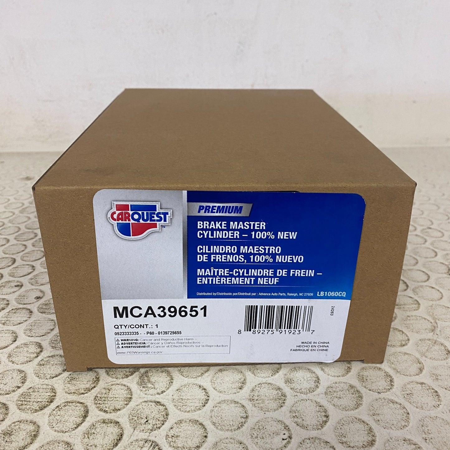 Carquest MCA39651 Premium Brake Master Cylinder (BR)