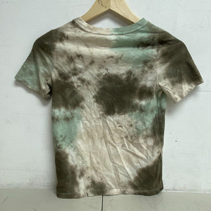 DSG Boy's SS Tee Blotchy Tie Dye Dark Green Btd DAB13105 BRAND NEW
