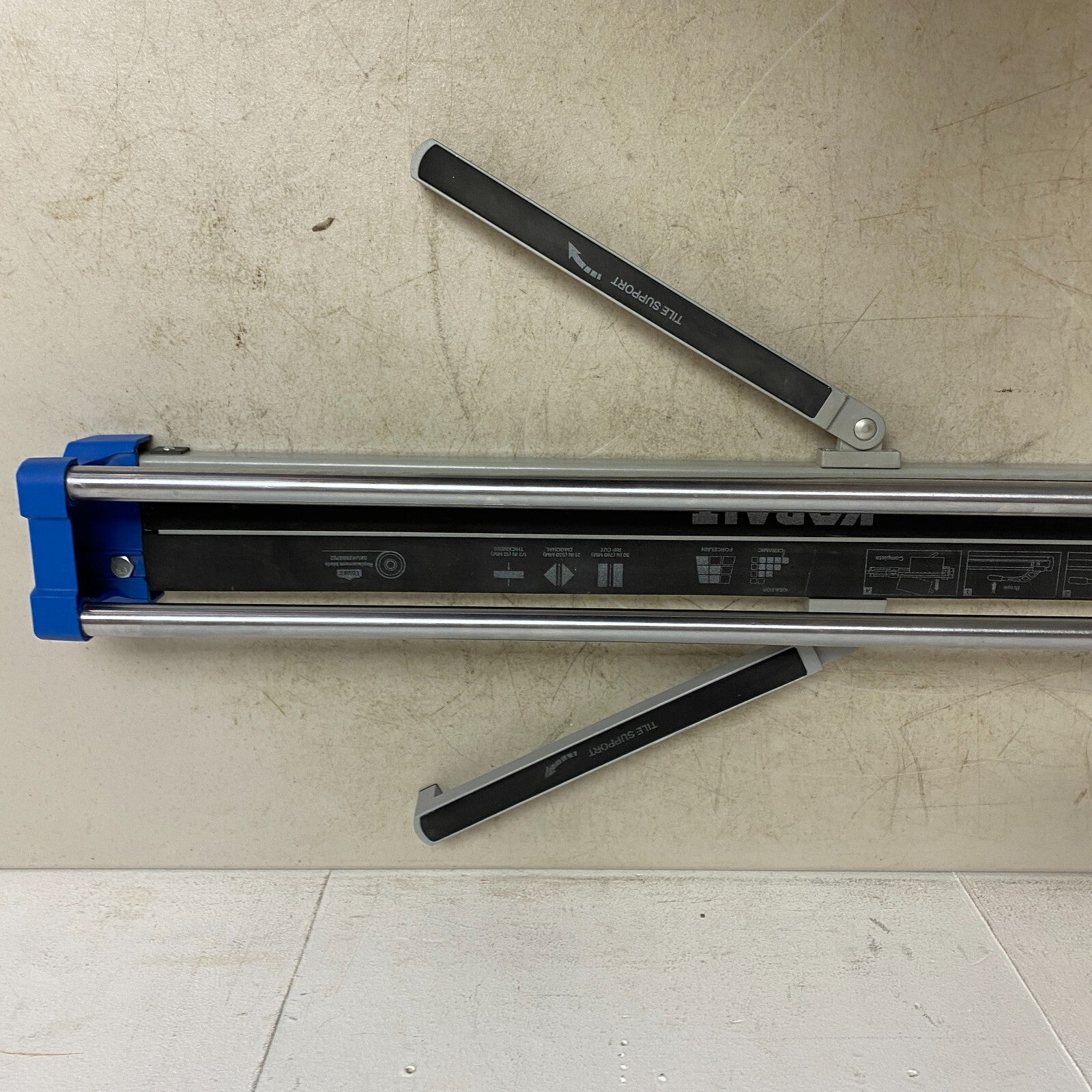 Kobalt 30 inch Tile Cutter 7/8 Cutting Wheel Up to 1/2 inch Thickness