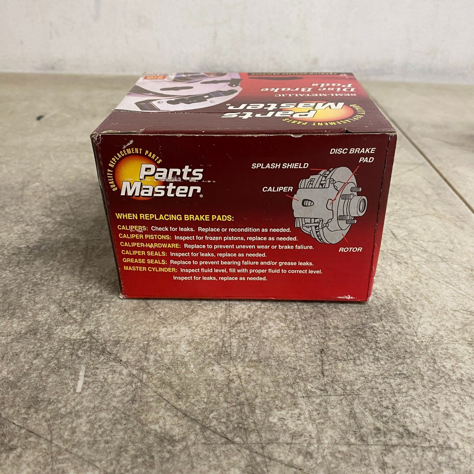 Parts Master MD508 Brake Pads Semi-Metallic Rear 1994-2005 Cadillac DeVille