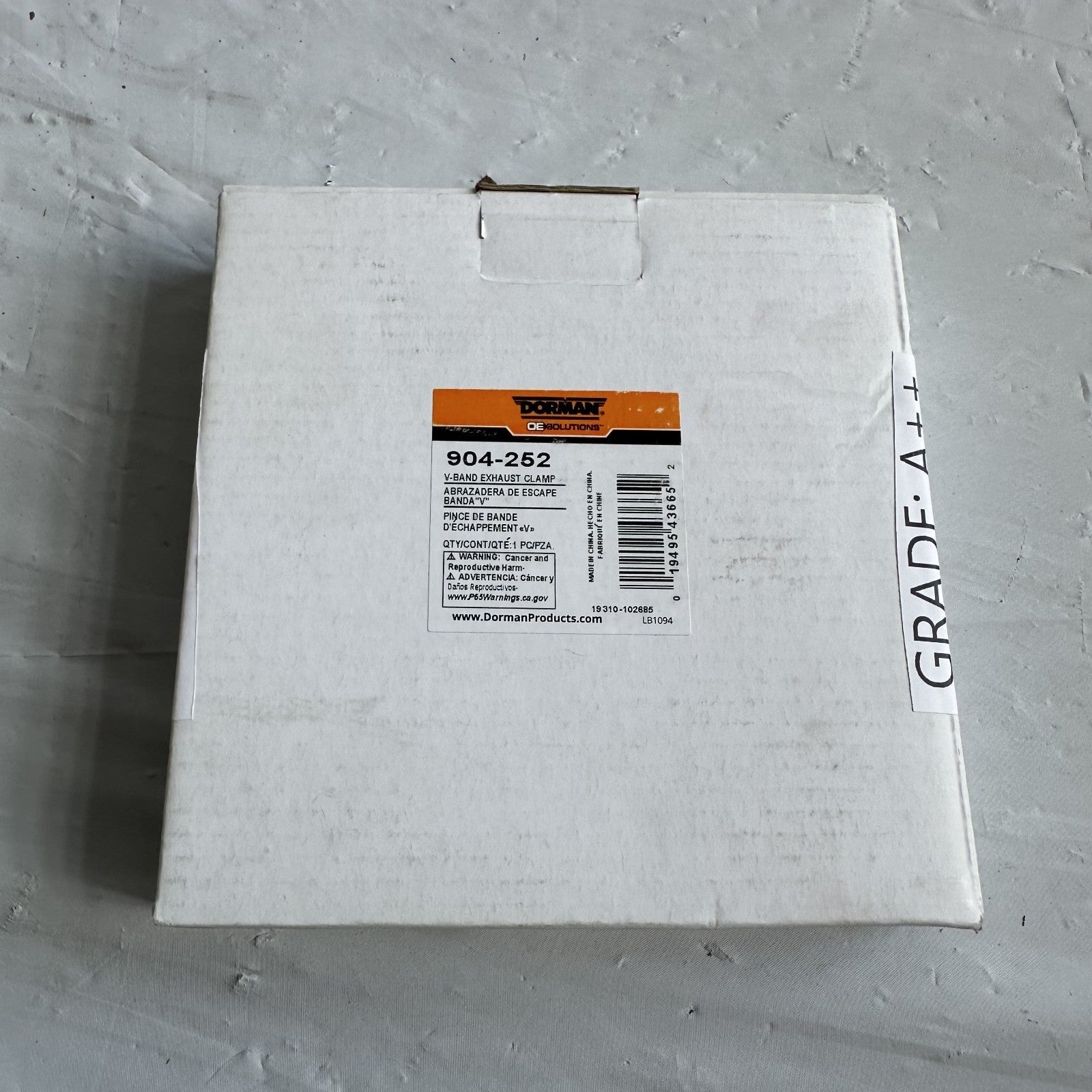 Dorman 904-252 Stainless V-Band Exhaust Clamp for 05–10 Ford Down Pipe