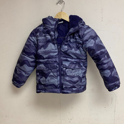DSG Boys Insulated Puffer Jacket PRT Midnight Purple DOT Camouflage DOG23501PRTA