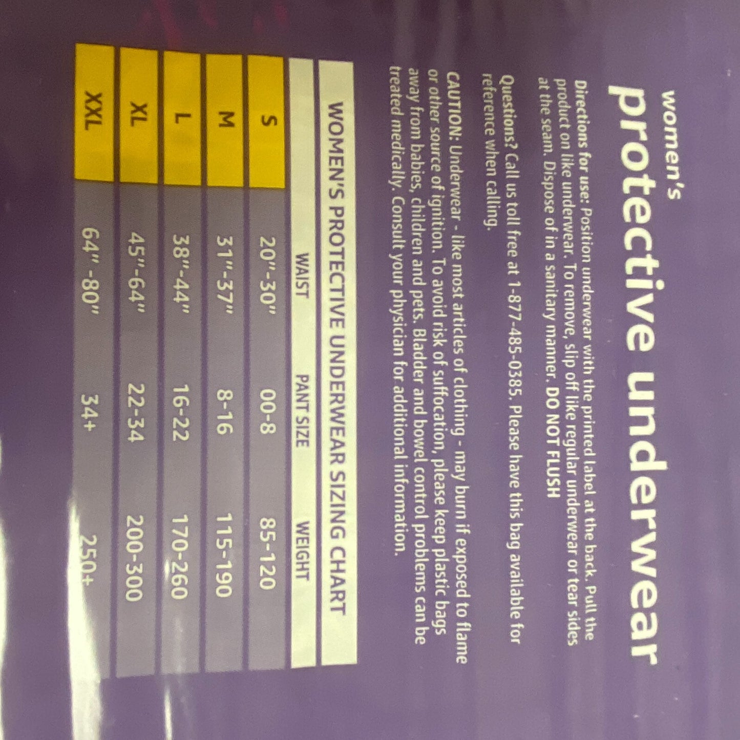 Basics Incontinence & Postpartum Underwear for Women, Large, 44 ct