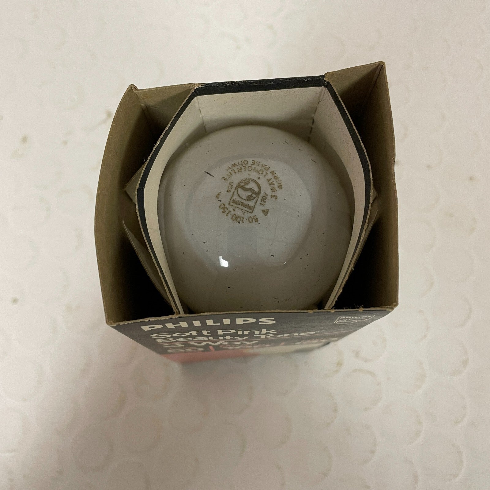 Philips Soft Pink Beauty Tone 3 Way Lightbulb Max Wataage 150