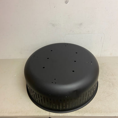 allen + roth 31.5-in W Black Steel Wood-Burning Fire Pit Black Finish