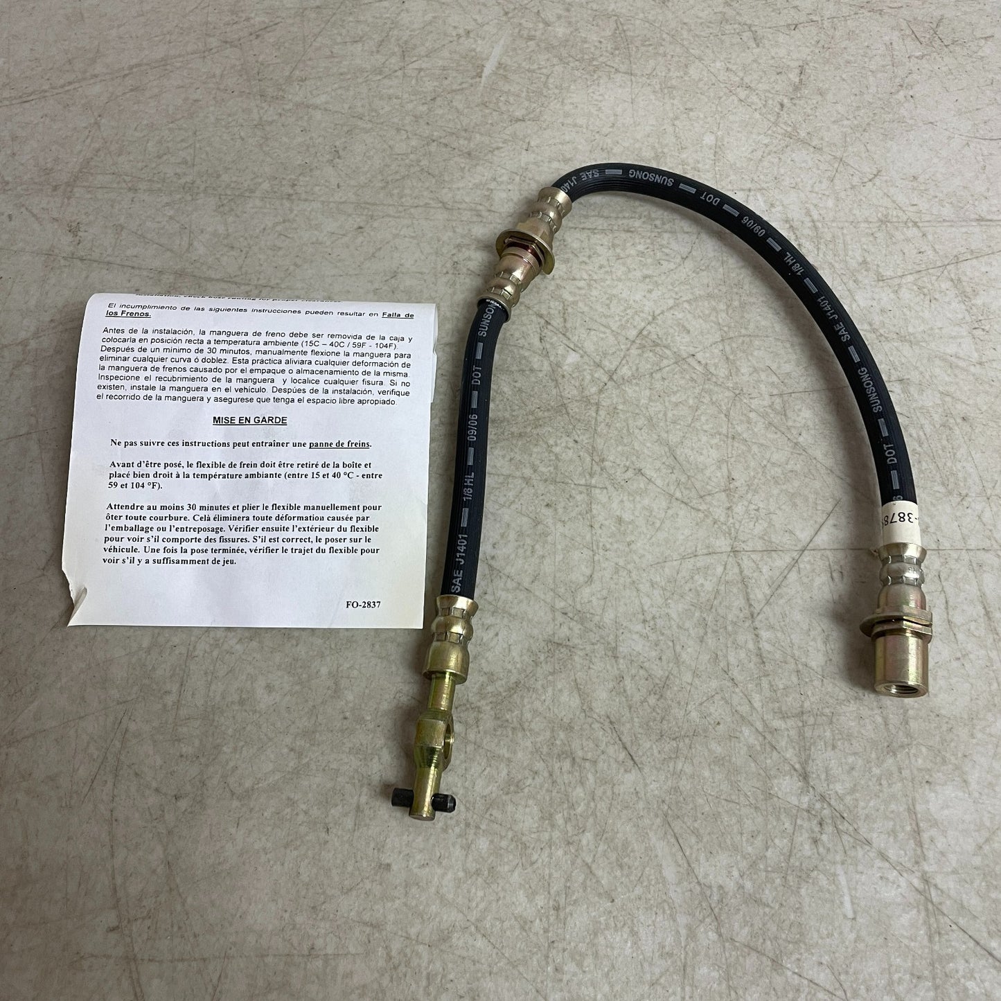 Carquest Wearever Brake Hose Assembly BHA38789