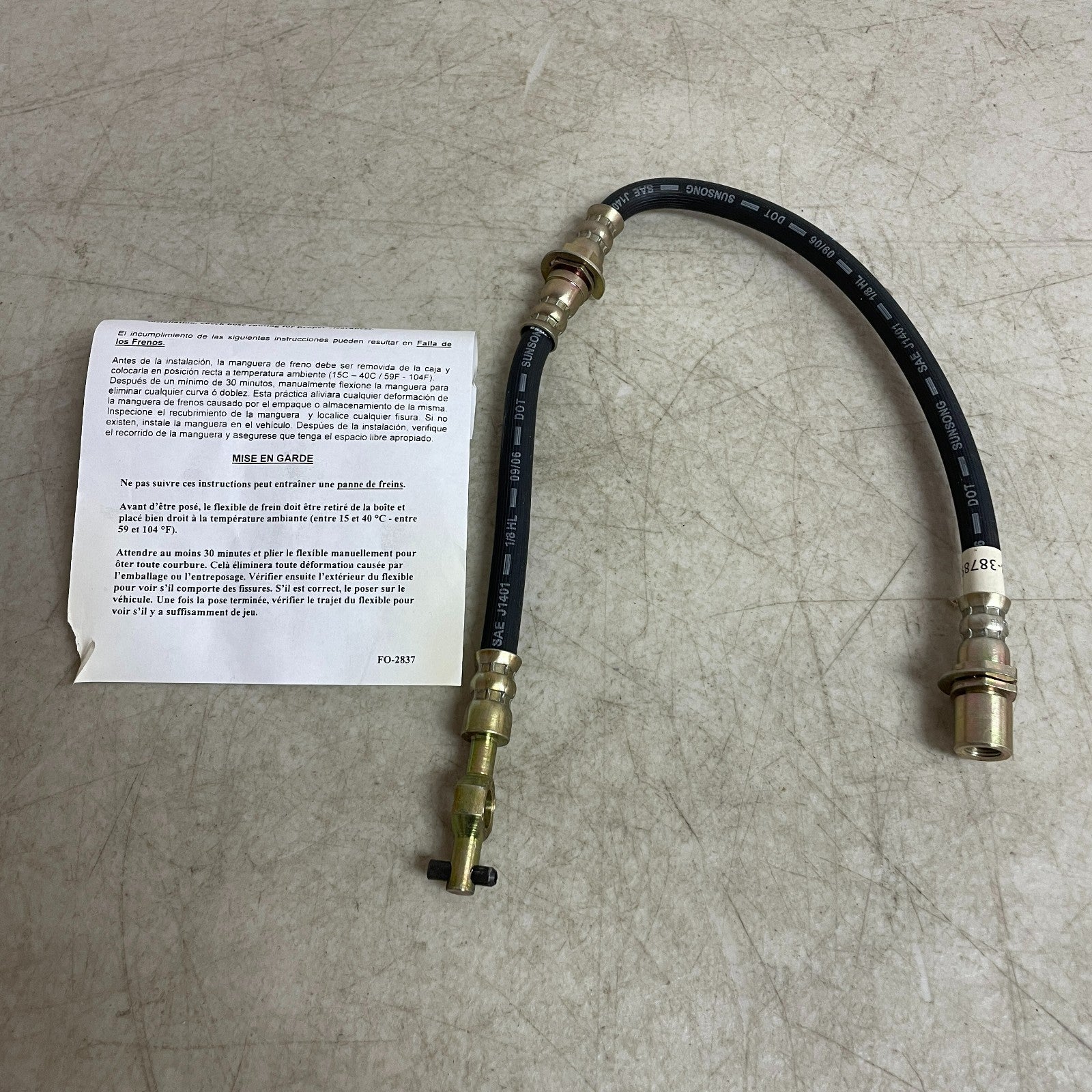 Carquest Wearever Brake Hose Assembly BHA38789