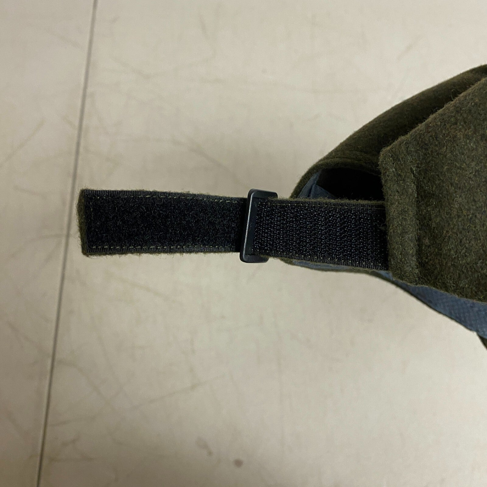 Alpine Design Men's Faux Melton Patch Cap, Olive ADMA4000