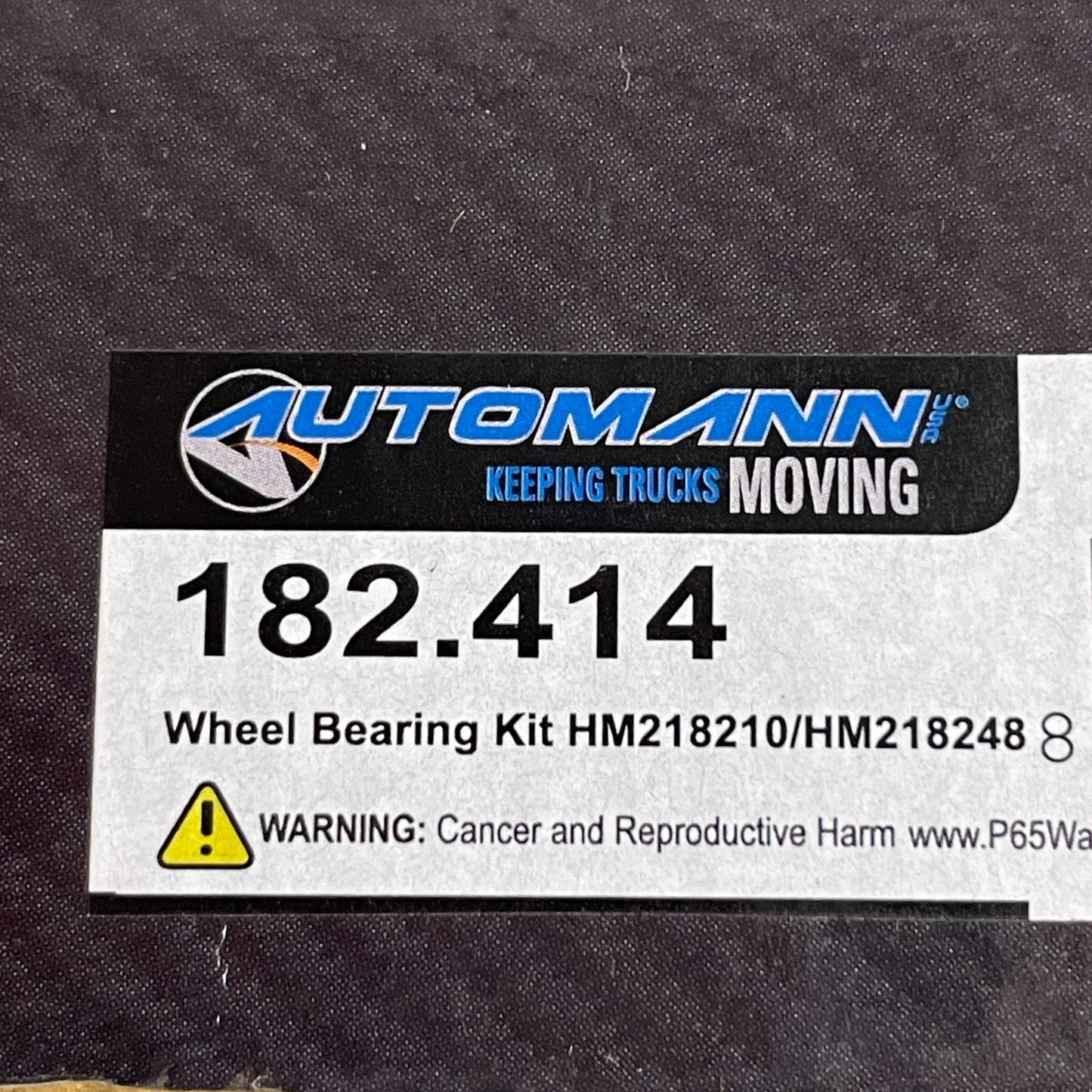 Automann Wheel Bearing Kit Heavy‑Duty Tapered Roller Set Steel 182.414