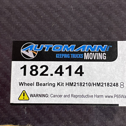 Automann Wheel Bearing Kit Heavy‑Duty Tapered Roller Set Steel 182.414