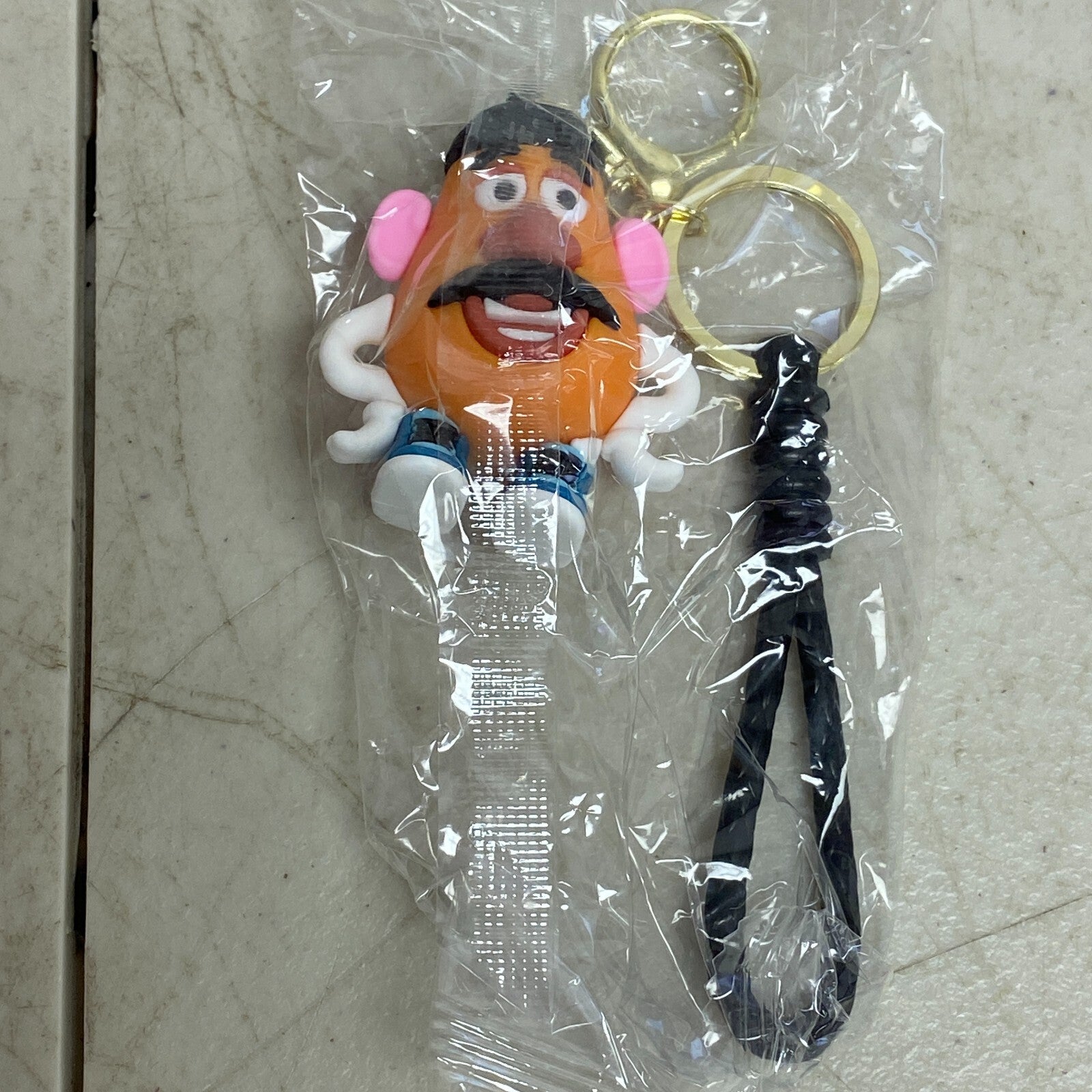 New Assorted Silicone Disney Toy Story Keychain with Mr. Potato Head Accessory