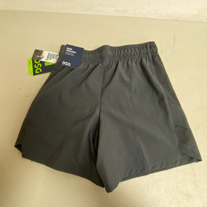 DSG Boys' Training  Woven Shorts Athletic Fit Elastic Waist Asphalt DAB12104 New