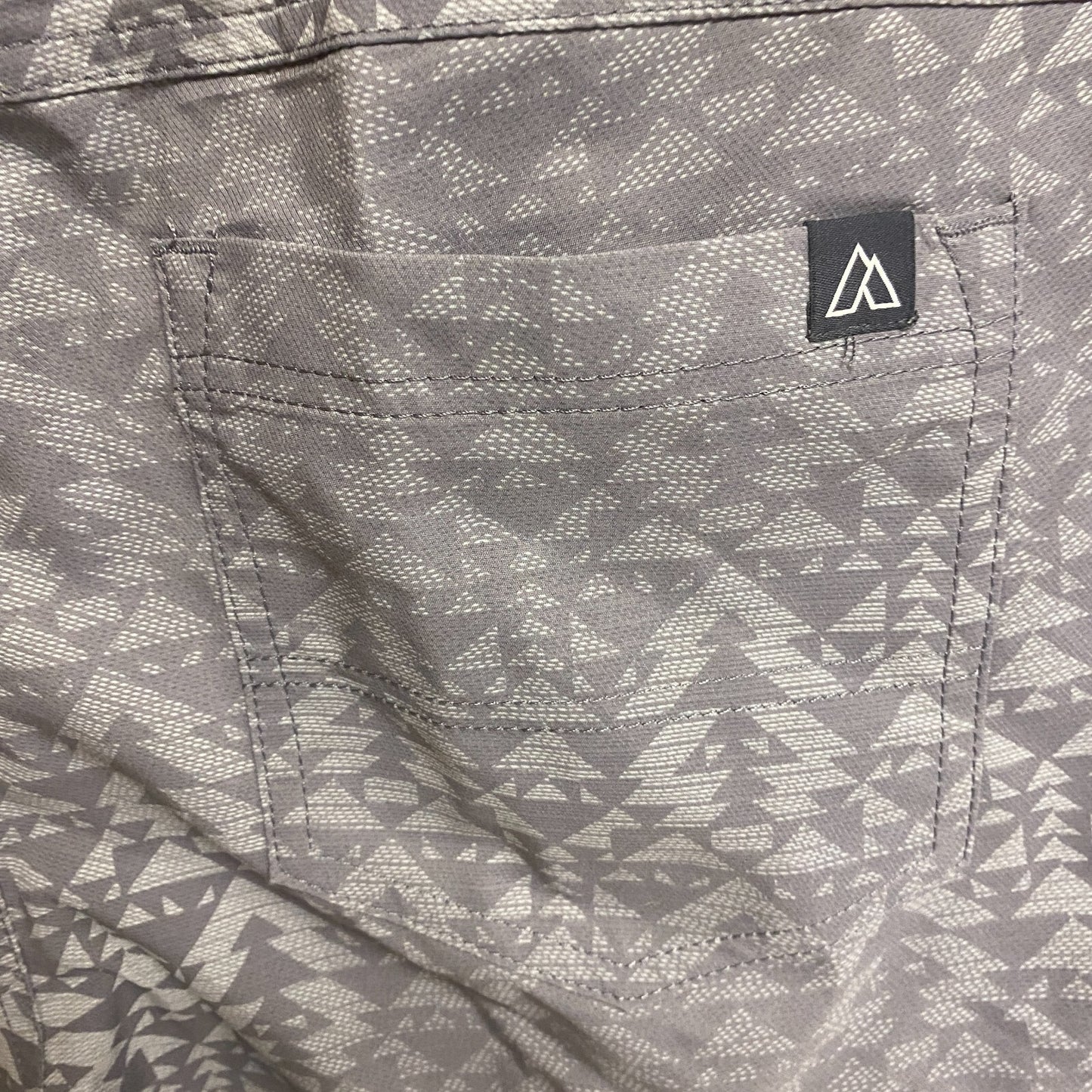 Alpine Design Men's AD Trailhead Tech Short PRT Water Geo/Griffin ADM11803P New!