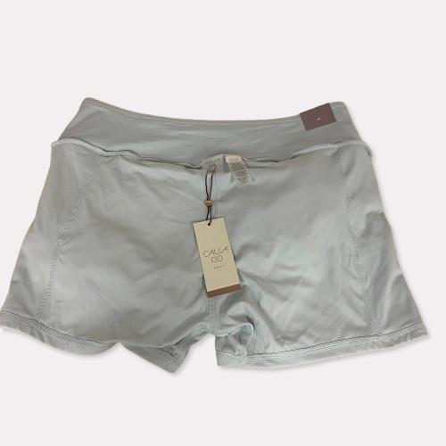 Calia 15â³ Textured Back Pleat Skort High Rise Blue Shell WCG17026 Size XXL