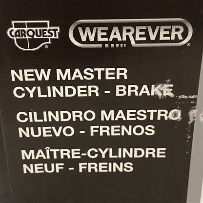 CARQUEST Wearever Brake Master Cylinder 1.000″ Bore w/ Reservoir MCA39976