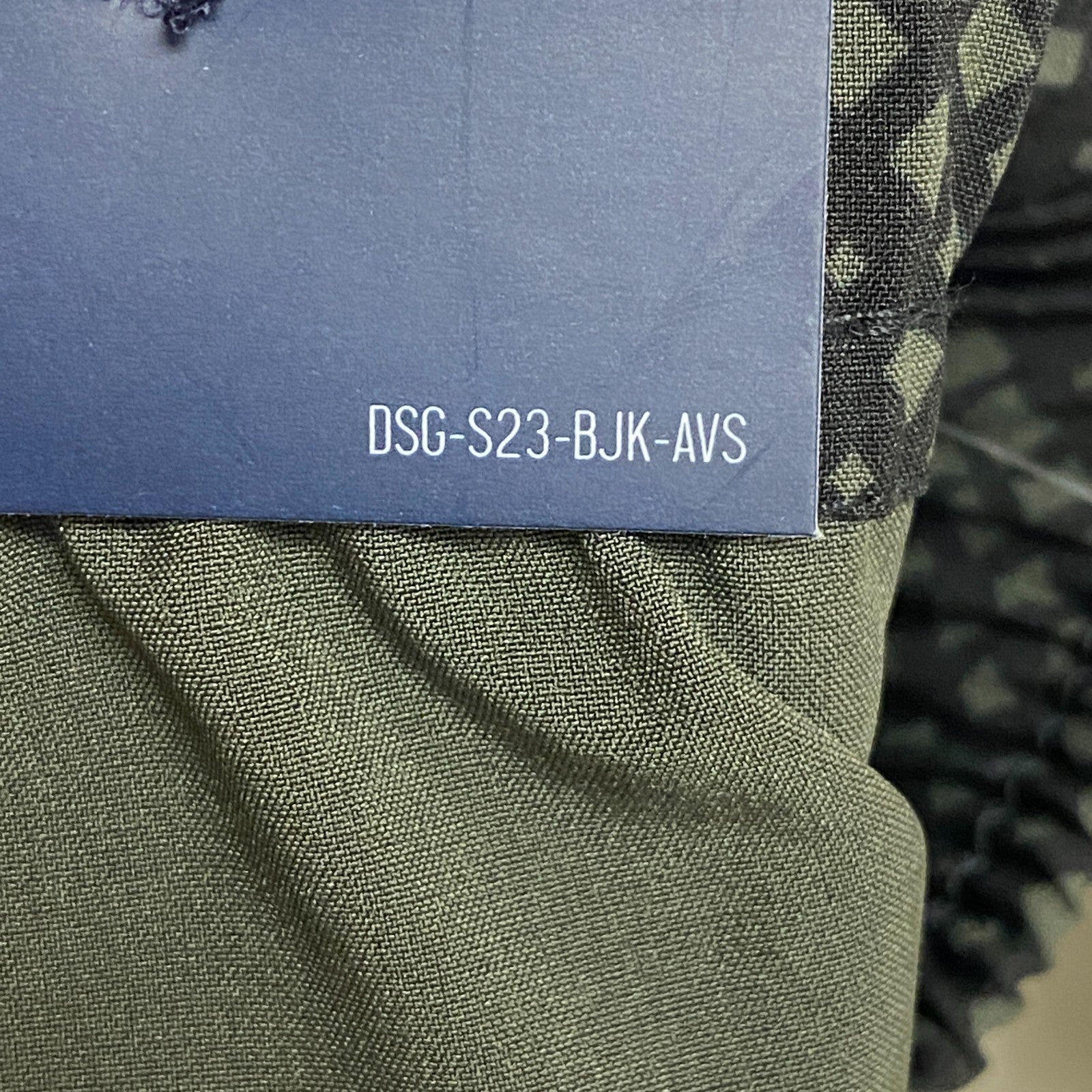 DSG Boys Training Adventure Short Athletic Fit Print Dark Green Camo DAB22102PRT