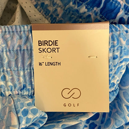 Calia Women's 16" Length Birdie Athletic Skort Blue Turtle Print WCG17020PS23