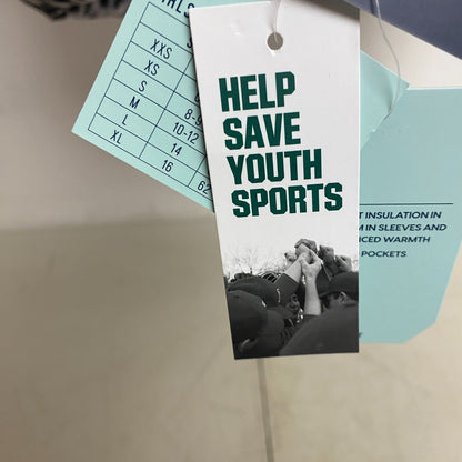 DSG Girls Insulated Puffer Jacket PRT Watercolor Dots Black DOG23501PRTA New!