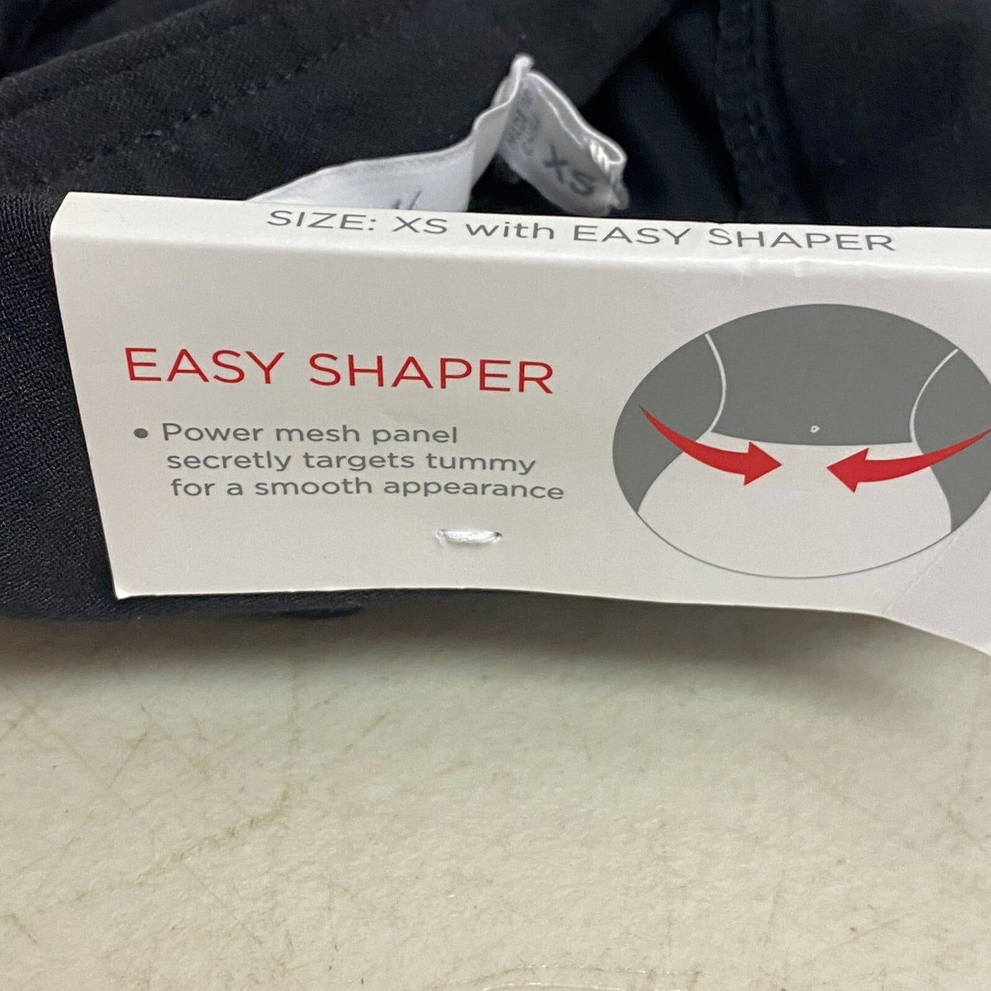 Walter Hagen Tummy Control Short 7" Black Solid Stylish Trendy WGH14347