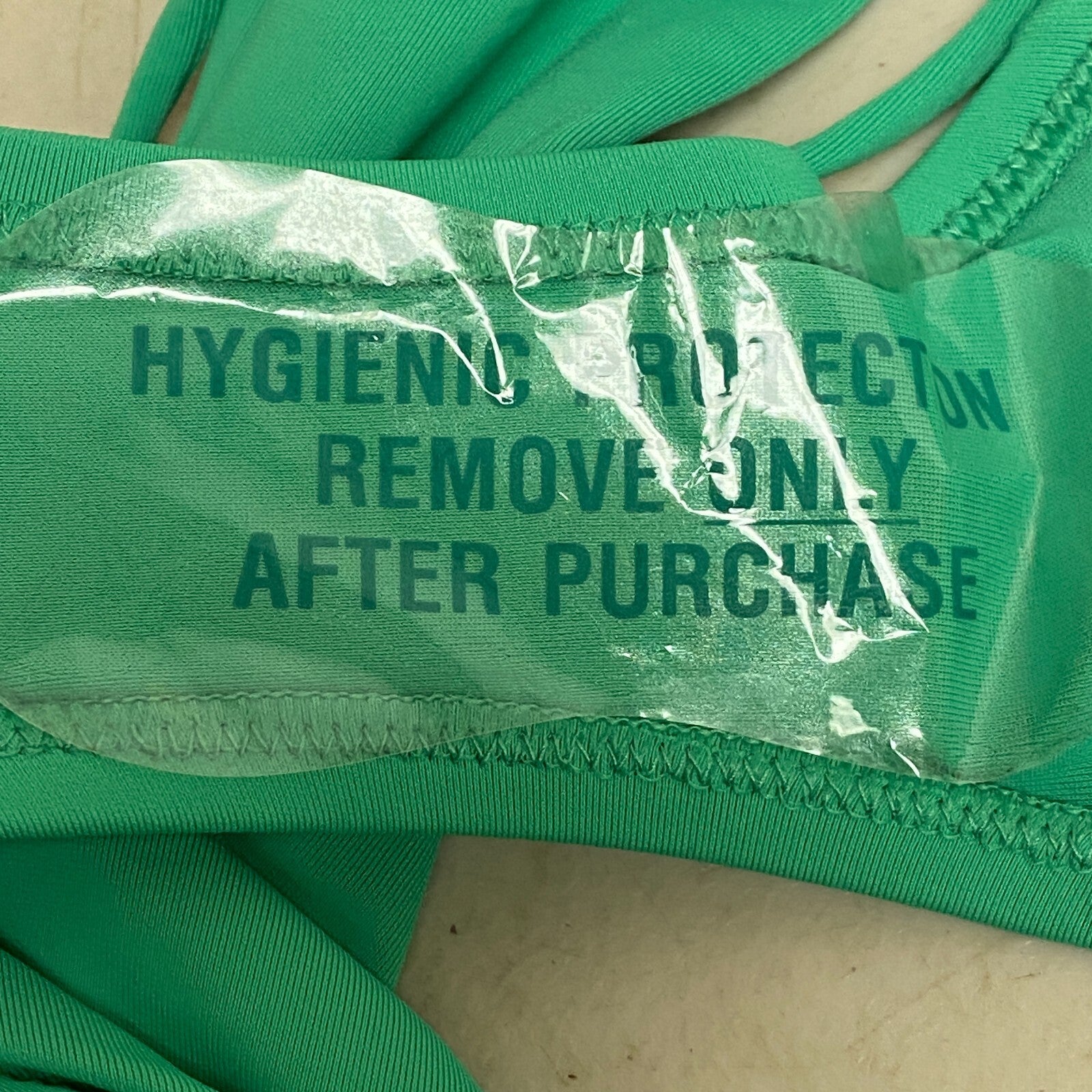 CALIA Women's Ruched Side High Raised Bottom Green Glow WSA23402