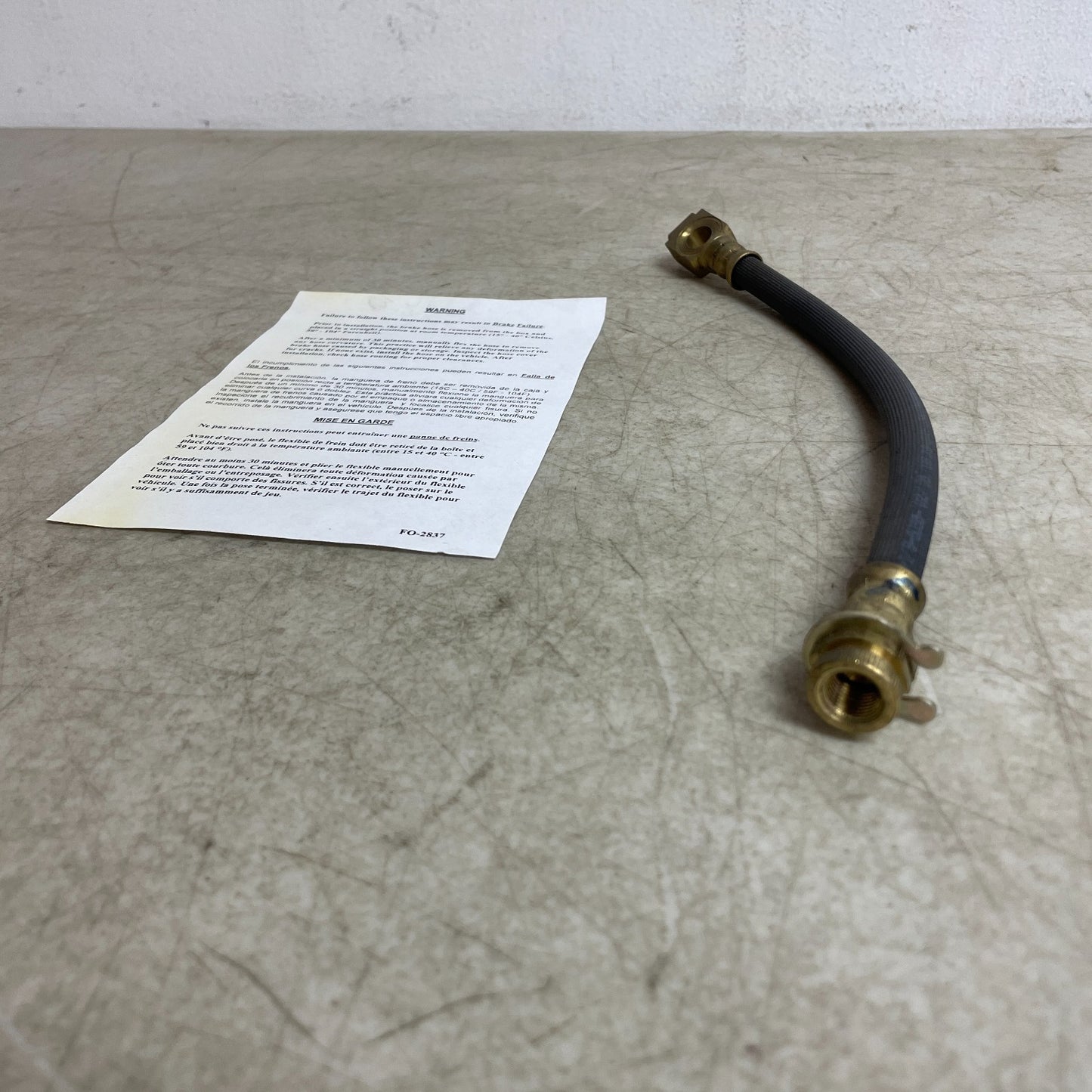 Carquest BHA380072 Brake Hose Assembly Fit Hydraulic Brake Line Hose