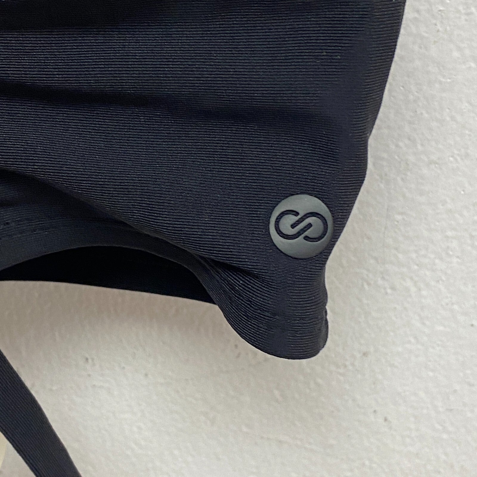 Calia Women's Swim Collection Triangle Bikini Top Pure Black WSA23201 Brand New!