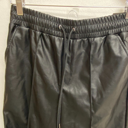 CALIA Womens Straight Leg Pintuck Pants Pure Black WAX32289 BRAND NEW