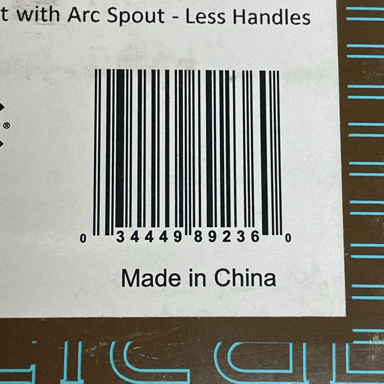 Brizo Invari 8‑1/4″ Widespread Lavatory Faucet Arc Spout Luxe Gold  No Handles