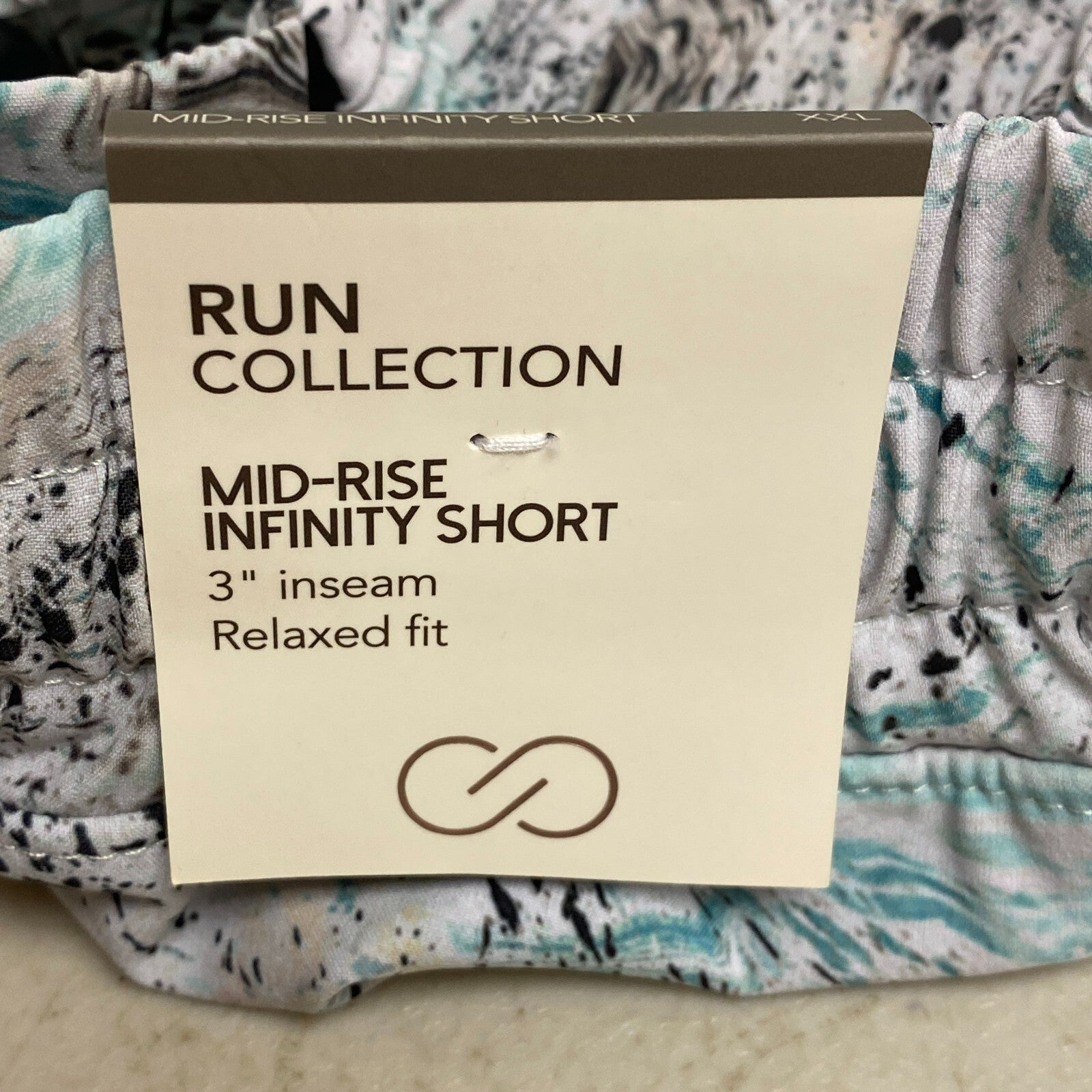 Calia Womens Mid Rise Infinity Run Short Cool Multi Summer Stylish WAX12336PRT