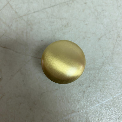 SIGNATURE HARDWARE 1-1/4" BRASS ROUD KNOB WITH BEVELED ROUND BASE PLATE- S,,,,,,