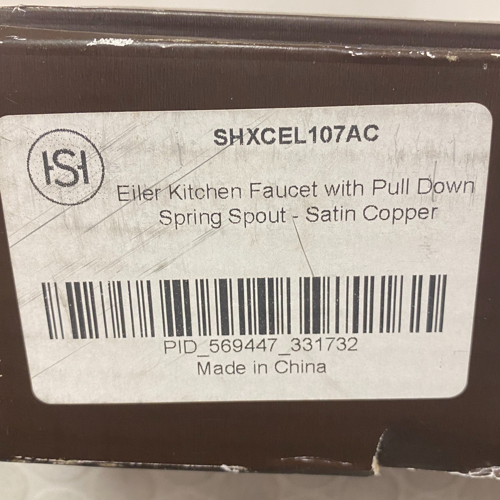 Signature Hardware Eiler 1.8 GPM Pull‑Down Kitchen Faucet Antique Copper