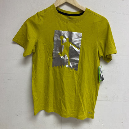 DSG Boys Training Solid Cotton Graphic Tee Warm Olive CITY DUNK DAB21108 New