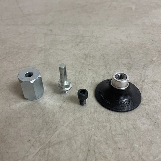 3M Roloc Disc Pad Assembly 05539 2" Hard Rubber Backup Pad 25,000 RPM