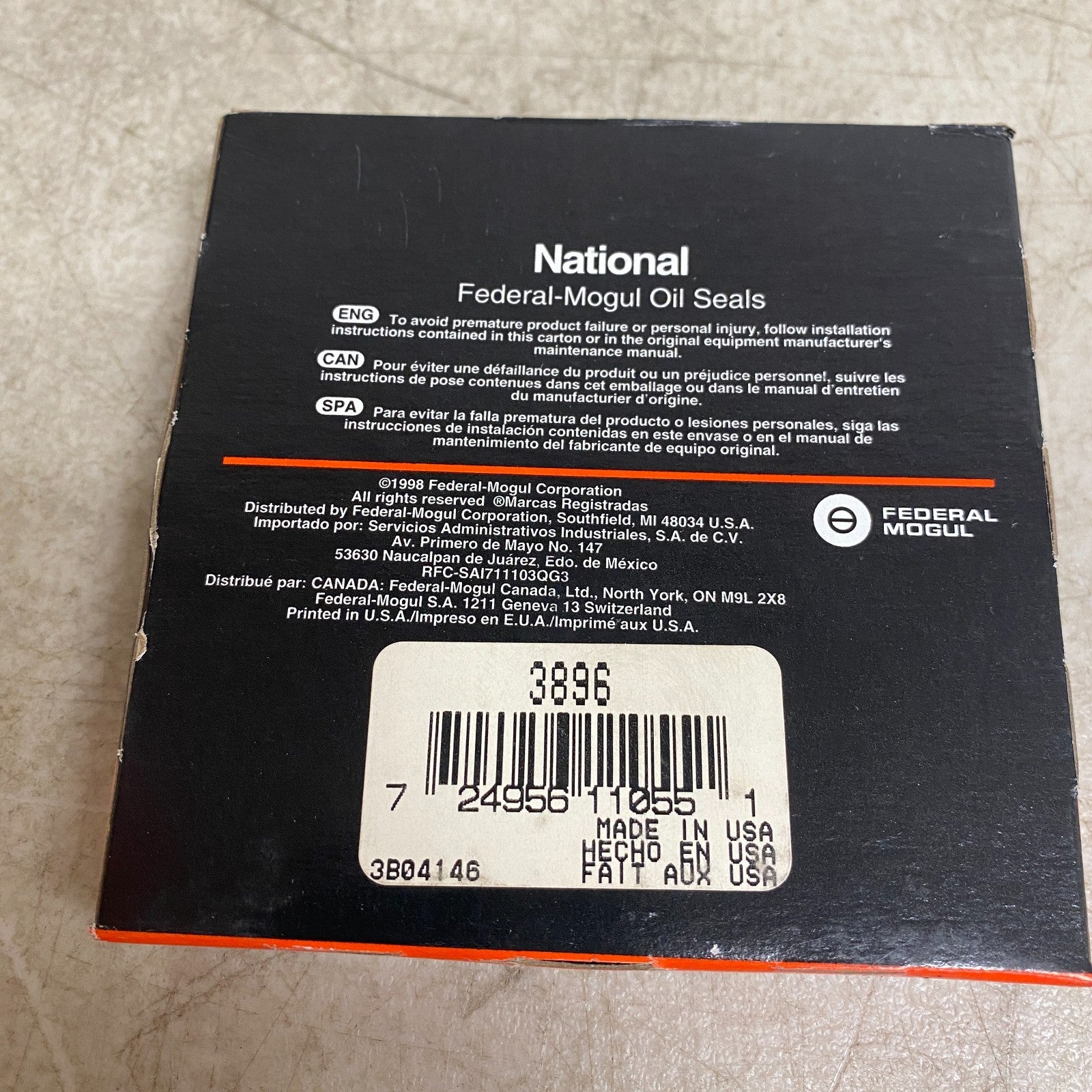 National 3896 Differential Pinion Seal Fits 1988-1997 Chevrolet Silverado 1500
