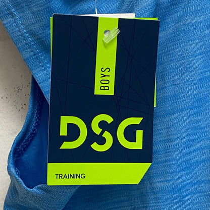 DSG Boy's Poly Muscle Tank Shining Blue / Dreamy Blue Summer Trendy DAB13119