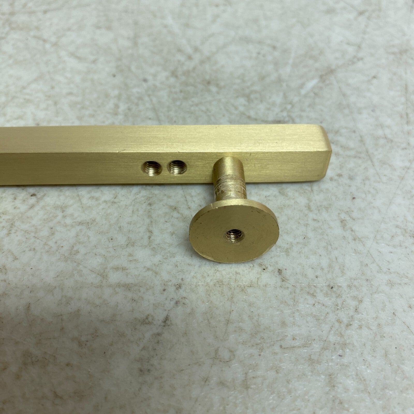 Signature Hardware 8" Diehl Adjustable Brass Cabinet Pull - Satin Brass