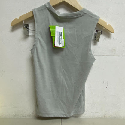 DSG Boy's Poly Muscle Tank High Rise / Pure White DAB13119 BRAND NEW